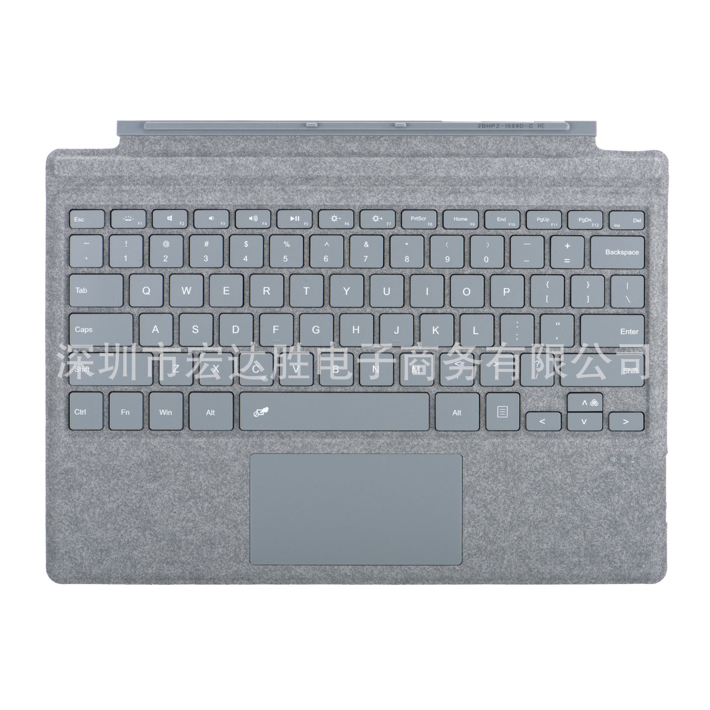 Red Bluetooth Single Keyboard with Colorful Backlight Wireless Keyboard Suitable for Surface pro3 /4/5/6/7/7+
