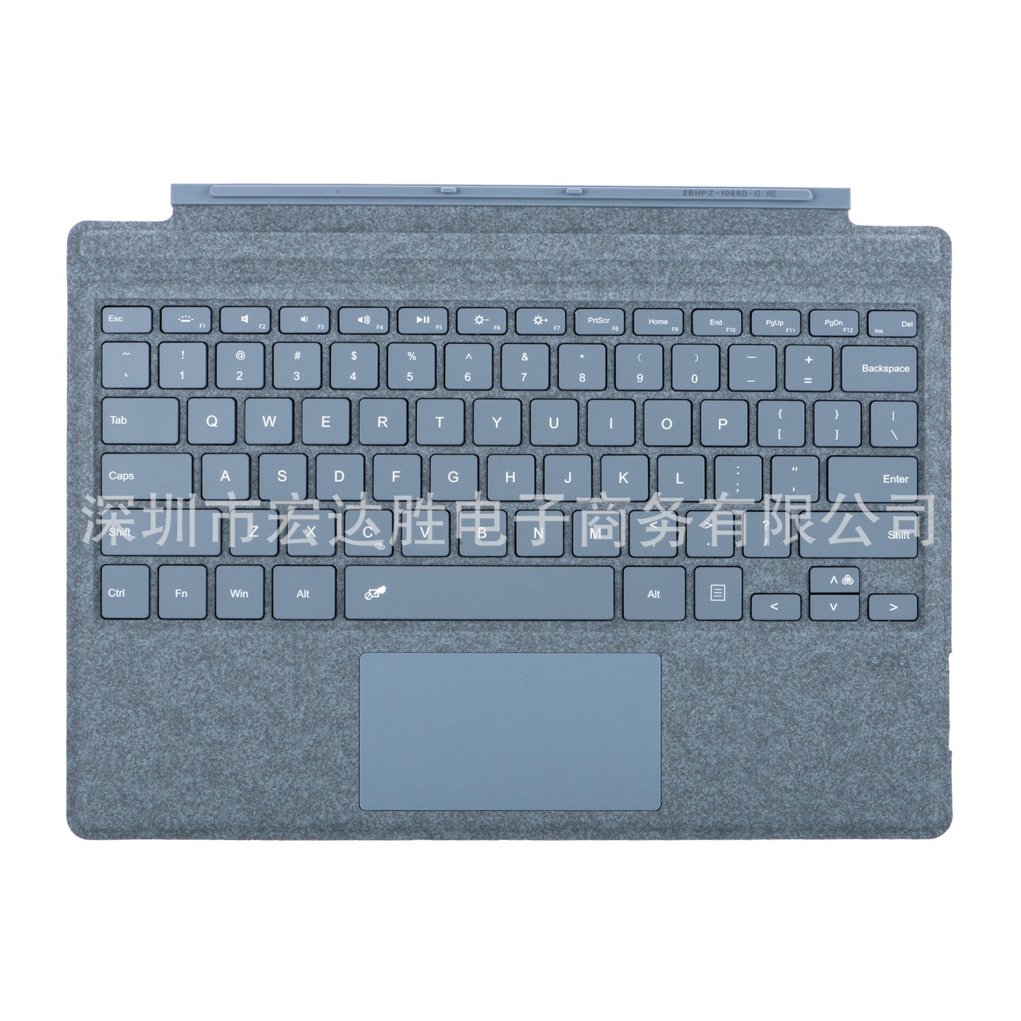 Red Bluetooth Single Keyboard with Colorful Backlight Wireless Keyboard Suitable for Surface pro3 /4/5/6/7/7+