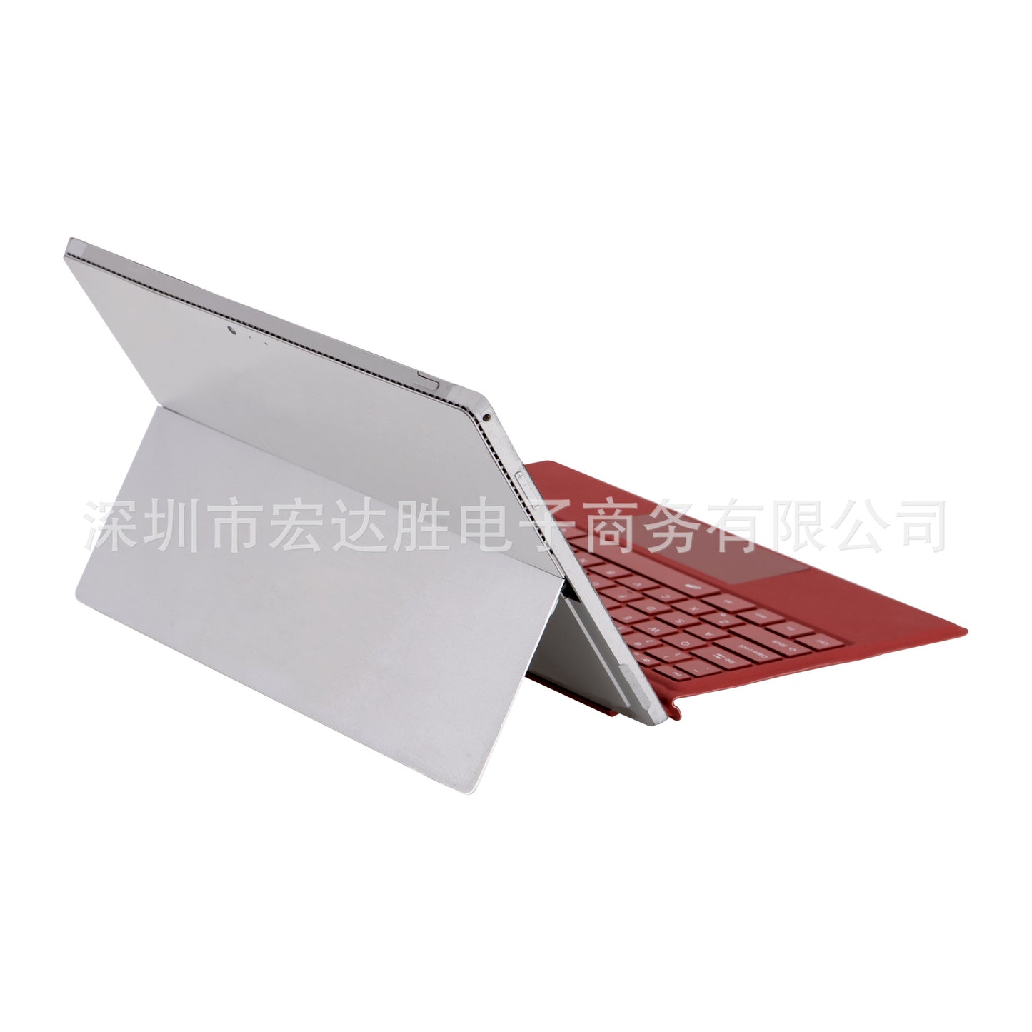 Red Bluetooth Single Keyboard with Colorful Backlight Wireless Keyboard Suitable for Surface pro3 /4/5/6/7/7+