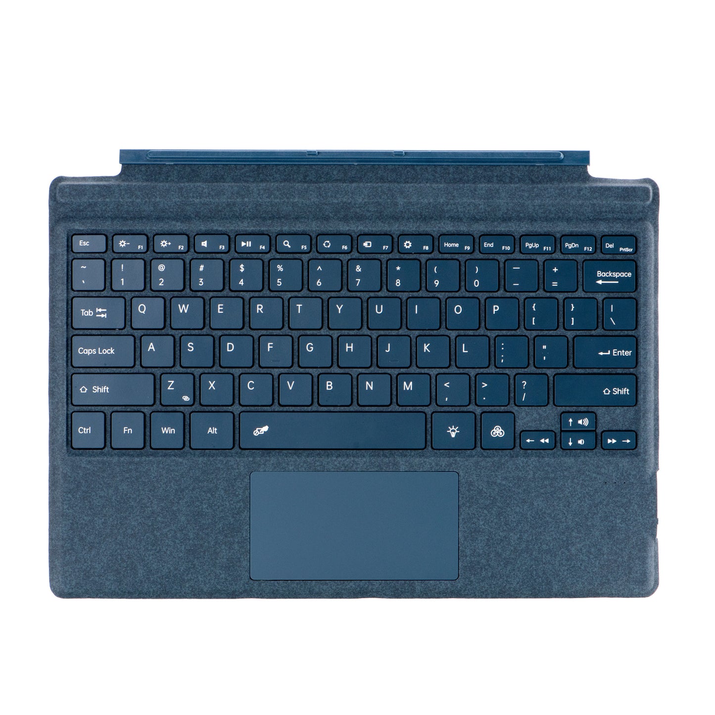 Red Bluetooth Single Keyboard with Colorful Backlight Wireless Keyboard Suitable for Surface pro3 /4/5/6/7/7+