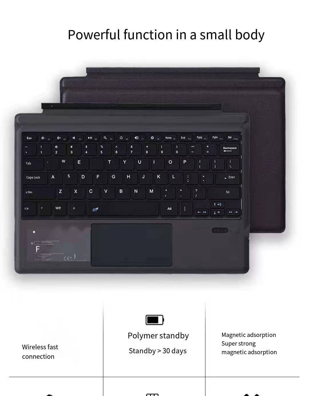 Microsoft For Surface Pro 3 4 5 6 7 Bluetooth Keyboard Pro 7 Tablet Wireless Keyboard GO/GO2 Single Keyboard