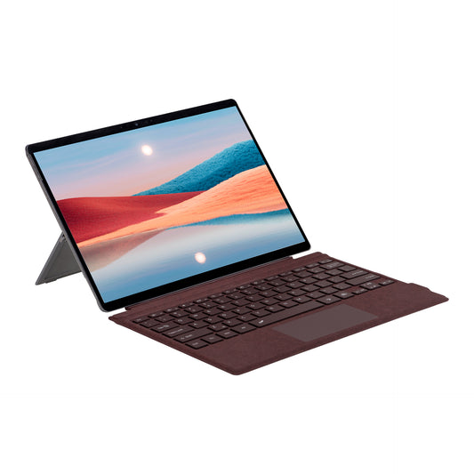 Red Bluetooth Single Keyboard with Colorful Backlight Wireless Keyboard Suitable for Surface pro3 /4/5/6/7/7+